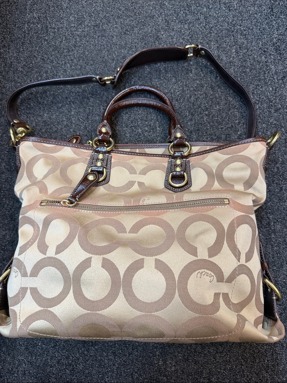 Coach Madison Julianne Tote Double Handle and Cross-body - Picture 5 of 5